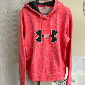 Fleece pink UA hoodie